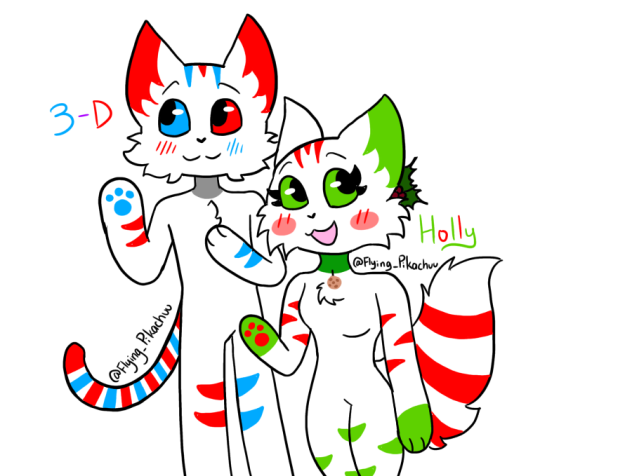 “Forgotten” oc’s 3-D & Holly