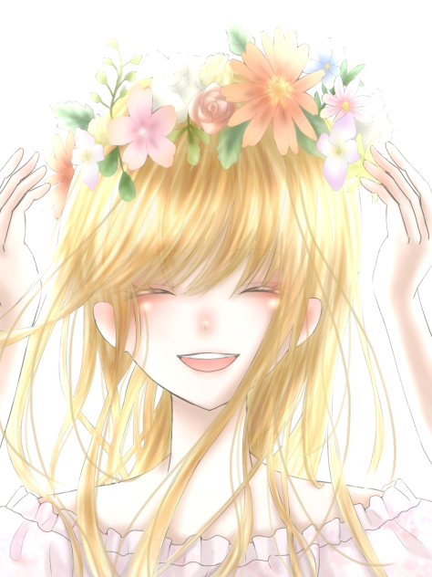 【線画】花冠【拝借】