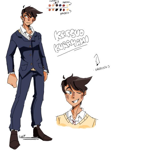 Katsuo Kurayami ref sheet