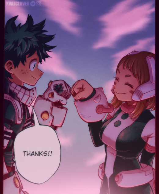 Deku and Uraraka