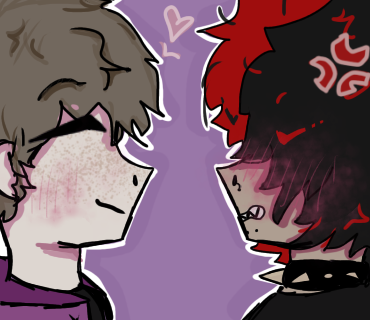 August just teasing him.