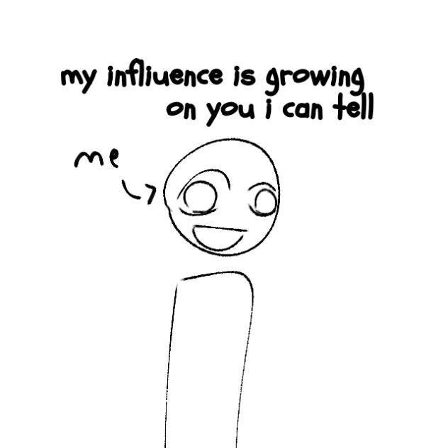 an interaction between me and my frend