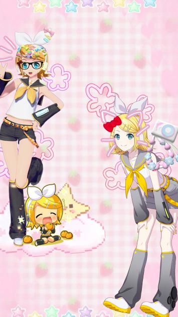 Rin cutecore wallpaper!