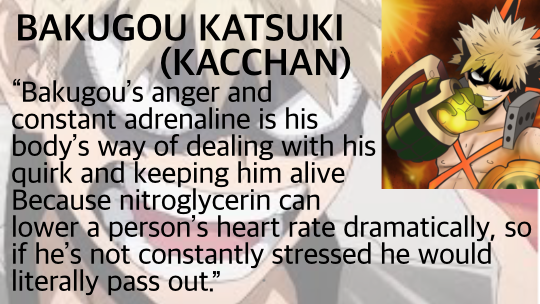 Bakugou reason for being hot headed