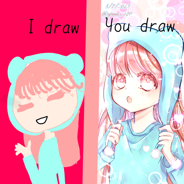 I draw you draw with ♡~ ursister~♡