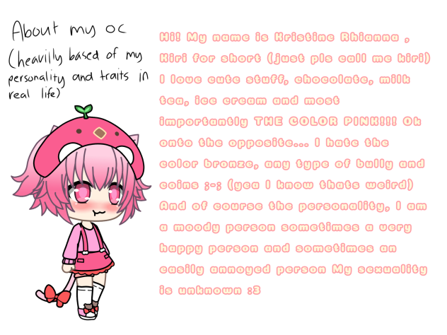 About my main oc