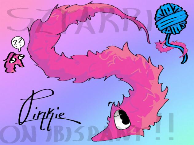 Pinkie the WORMY ON A STRINGG