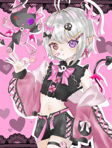 堕天使　⚫️💕🎀