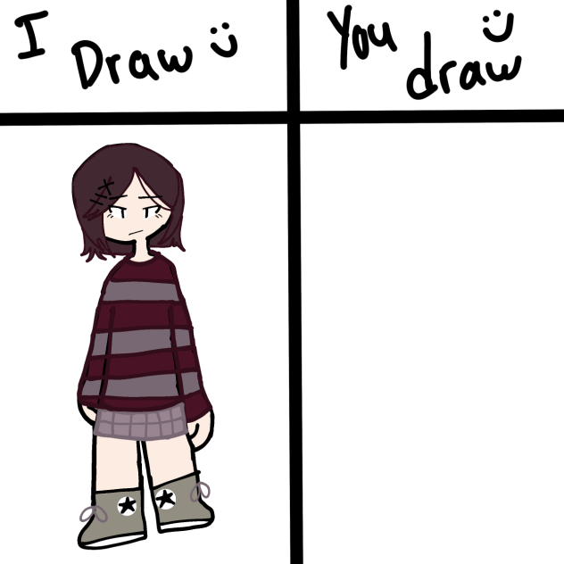 I draw and you draw - ibisPaint