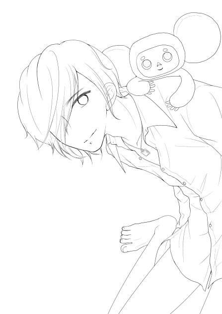 線画10