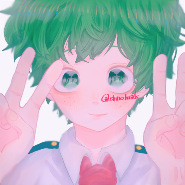 緑谷出久！ダブルピース！