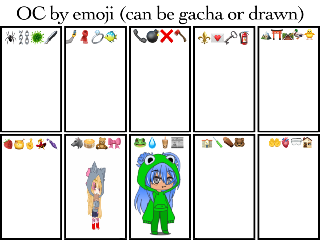Gacha emoji collab