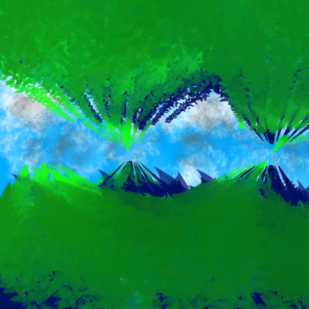Mountain trees