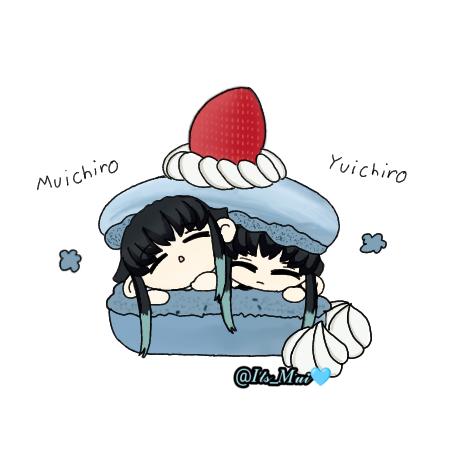 Chibi Muichiro and Yuichiro