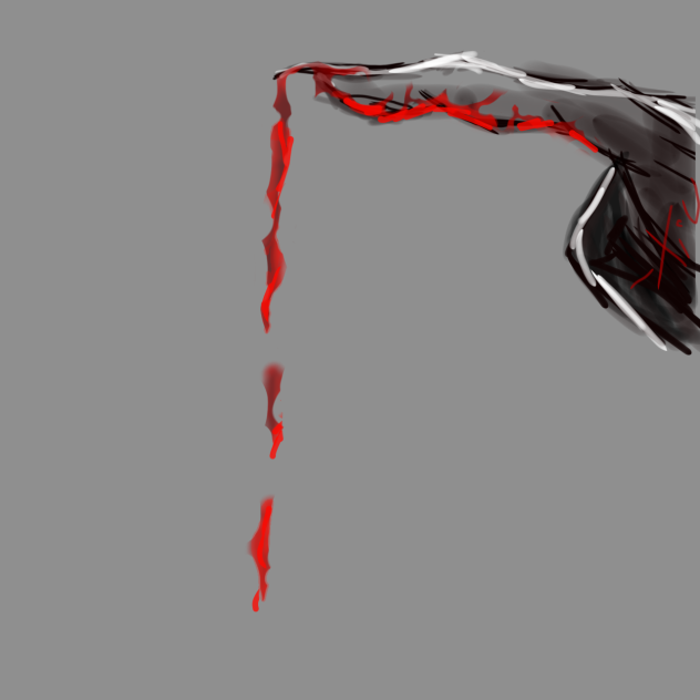 stylized blood