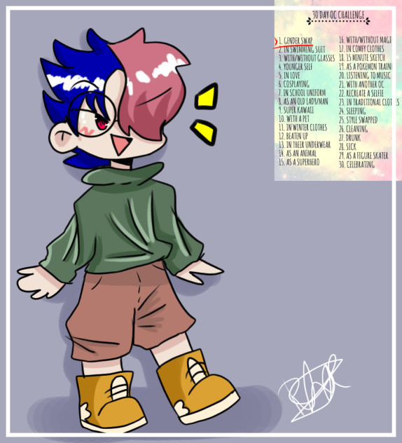 1. gender swap - ibisPaint
