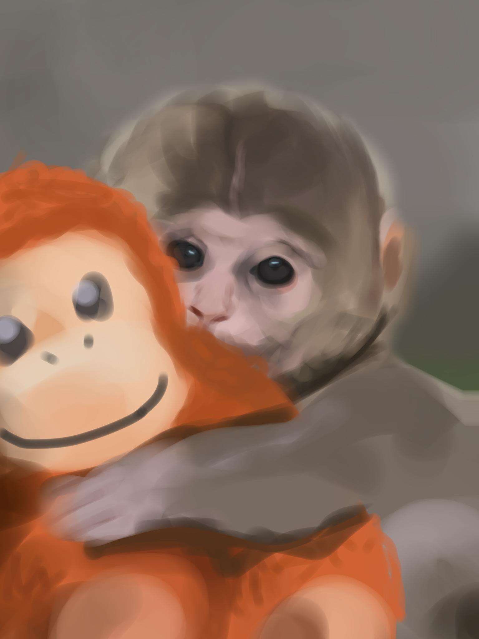 Punch Monkey (20 min sketch) - ibisPaint