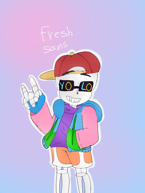 fresh sans ♥️💙💜🧡