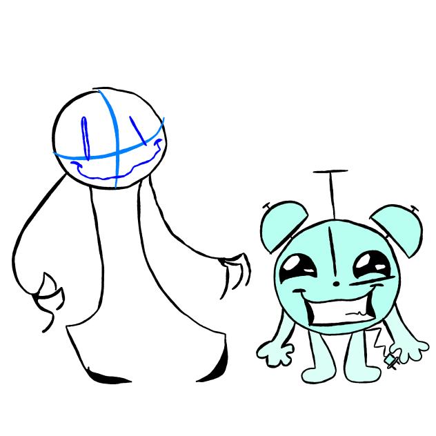 clock and animatic - ibisPaint