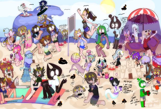 JUST HANGING OUT W THE GANG🐚🏖⭐️‼️