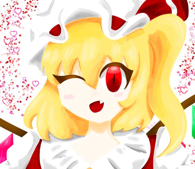 レイヤー1枚で描いたフランちゃん