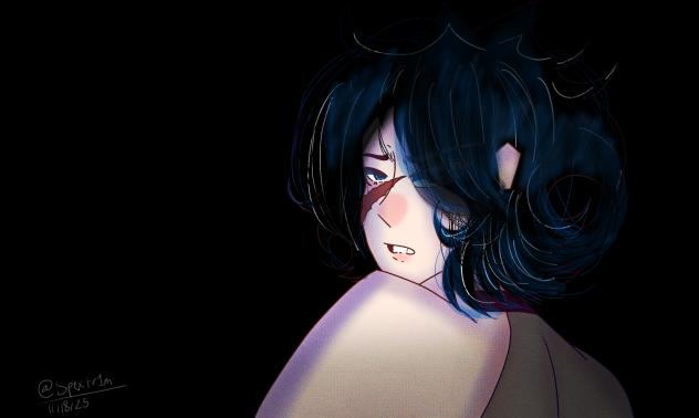 Parker doing Death Girl Dance