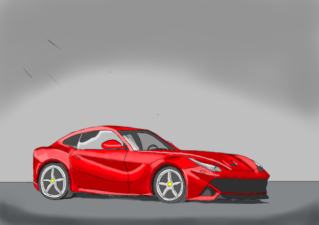 Ferrari f12 berlinetta - ibisPaint