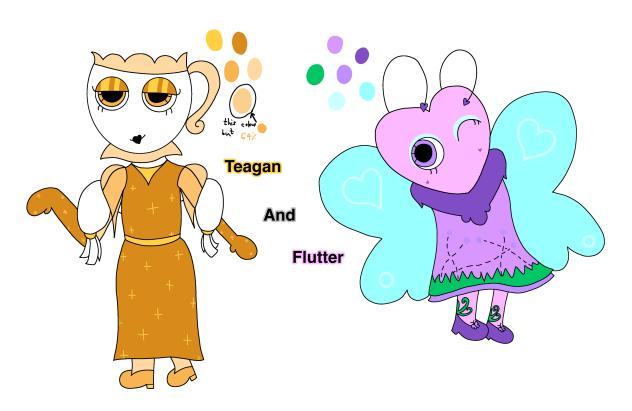 Teagan and flutter in my style