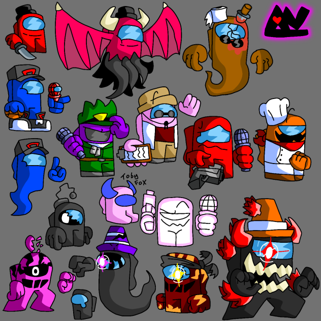 Vs. Imposter V4 characters part 3