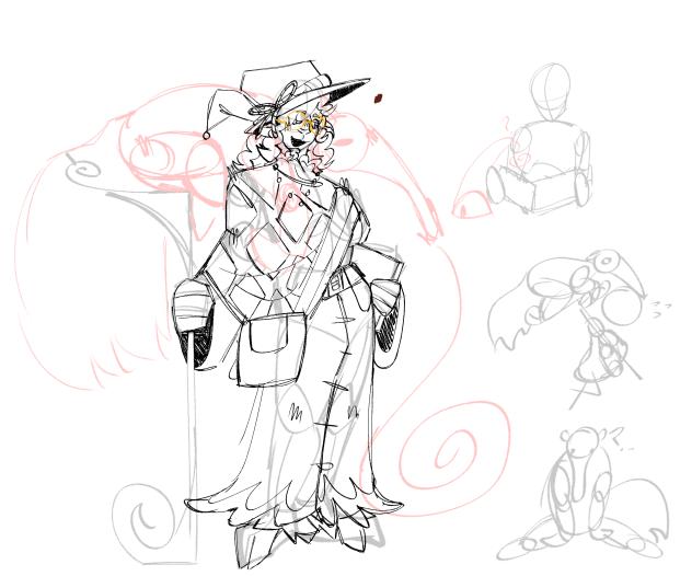 satyr wizard girl wip