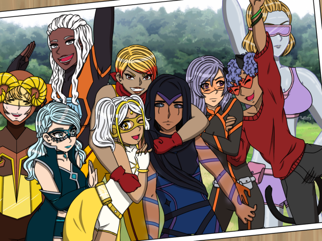 BNHA OCs Group Photo [Speedpaint]