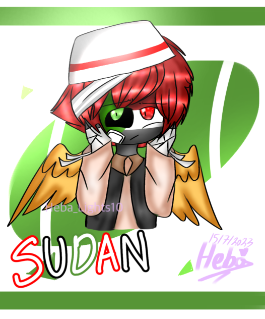 Sudan countryhumans chibi