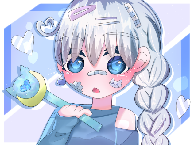 塗り絵💙‎🤍