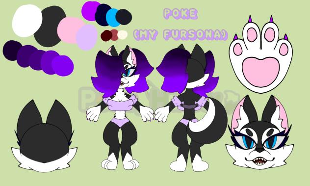 Fursona ref sheet