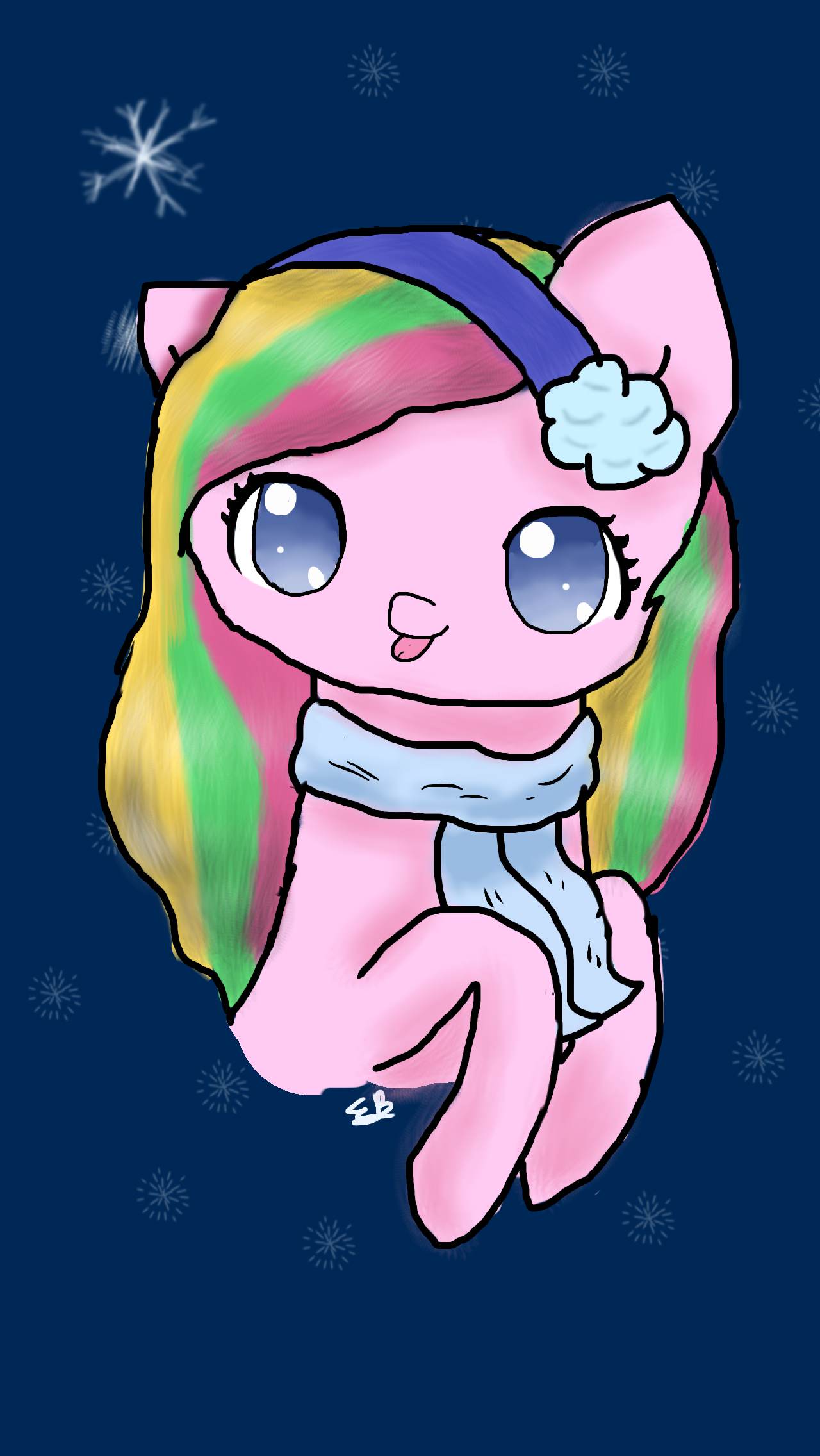 Winter Pony - ibisPaint