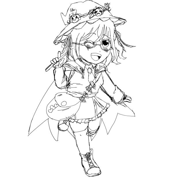 Hana Halloween WIP!!