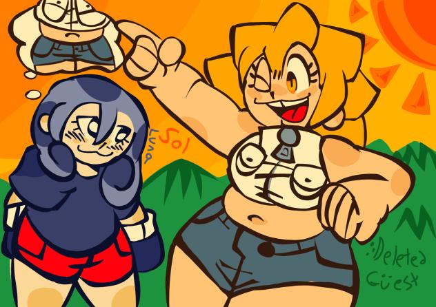 moon and sun doodle