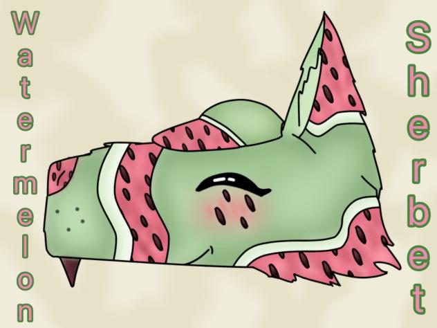 watermelon sherbet!