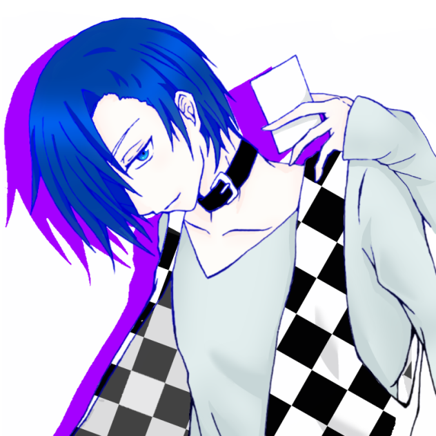 狭霧さんの線画をお借りしました