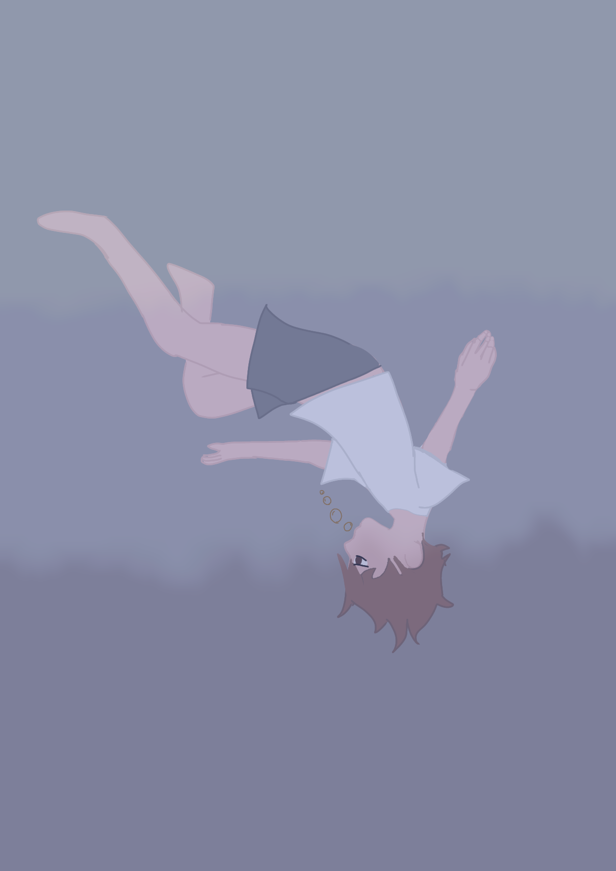 calm but drowning - ibisPaint