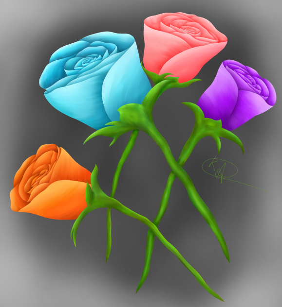 Roses ibisPaint