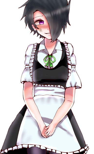 約ネバのレイくんにメイド服 画面酔い注意