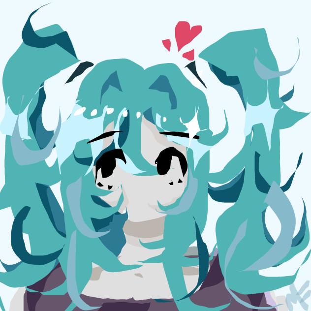 Miku is super cool - ibisPaint