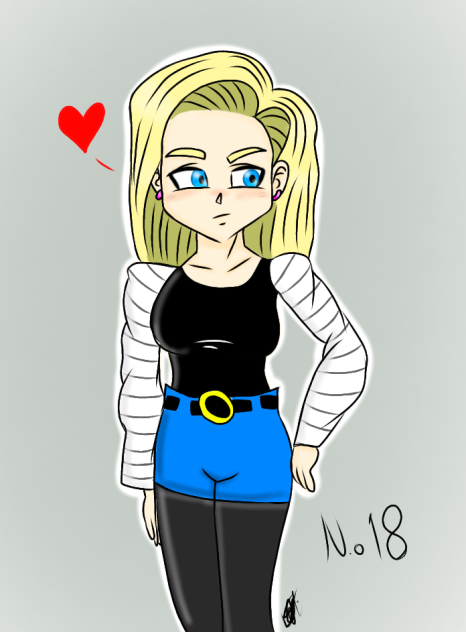 android 18 very pretty ❤️❤️❤️