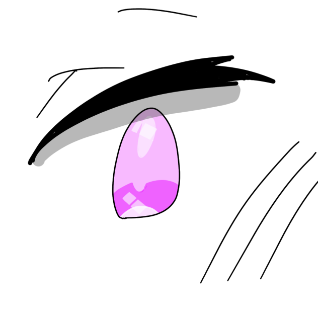 目の塗り方変えました