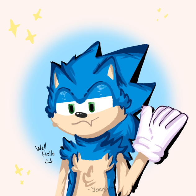sonic fan art