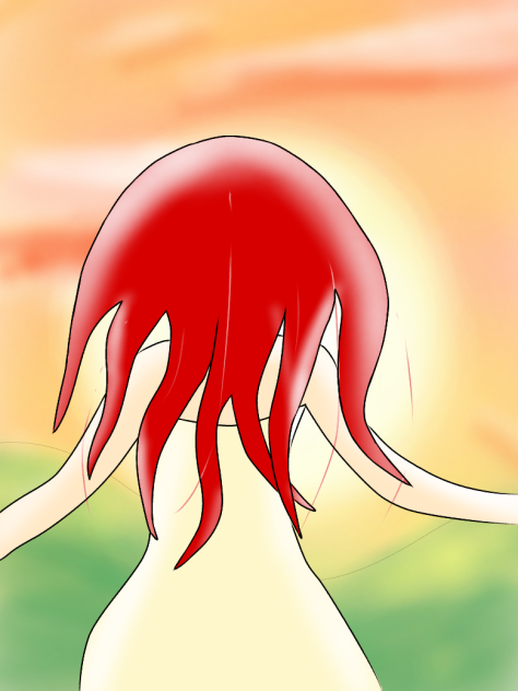 Sunset - Anime Girl