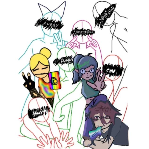 My friend wanted to join!
