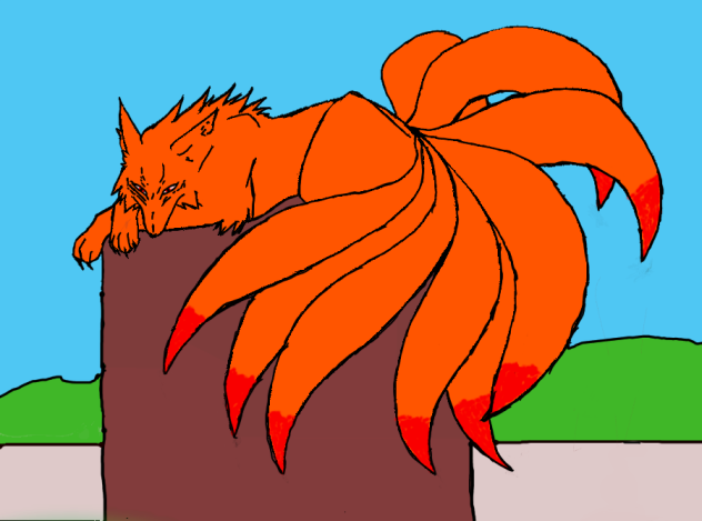 Nine Tailed Fox - ibisPaint