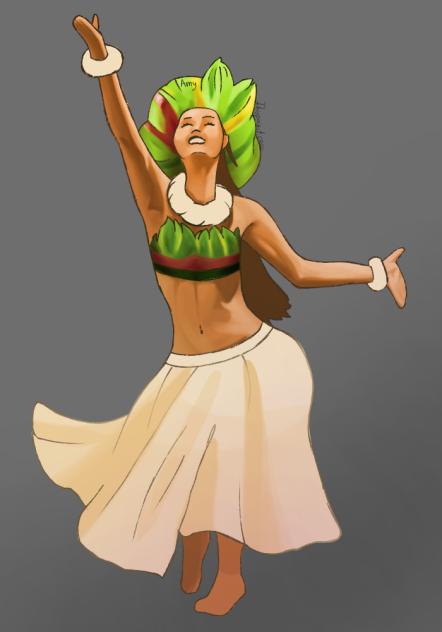 hula dancer!
